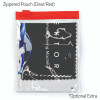 Zippered Pouch Red